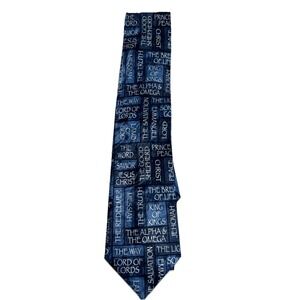 Divinity Series 2005 Christian Silk  Necktie "In His Name" Men's Tie